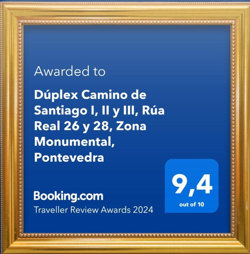 Duplex Camino De Santiago I, II Y Iii, Rua Real 26 Y 28, Zona Monumental, Pontevedra Leilighet Eksteriør bilde